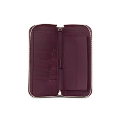 Outlet Handmade Calfskin Travel Wallet Small Leather Goods