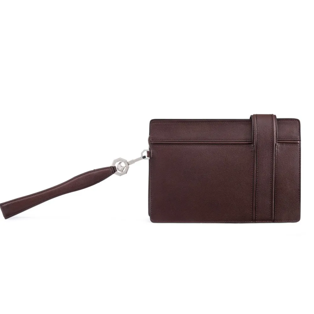 New Handmade Calfskin Travel Pouch Small Leather Goods