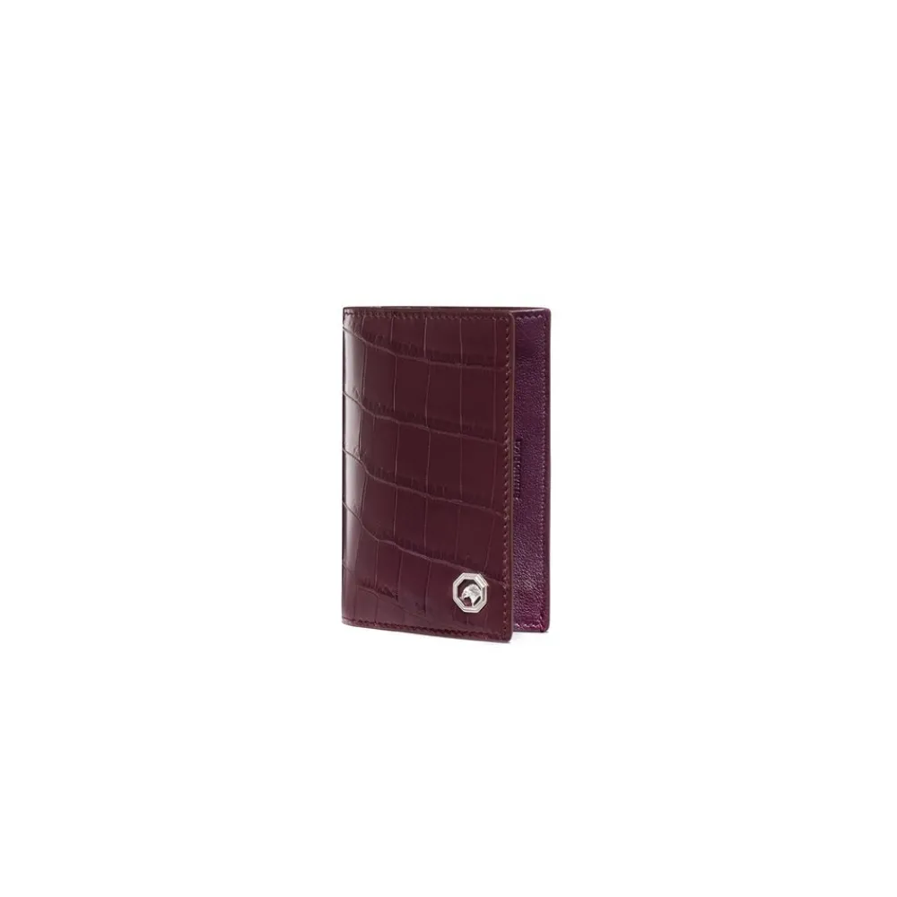 Shop Handmade Crocodile And Calfskin Leather Wallet Small Leather Goods