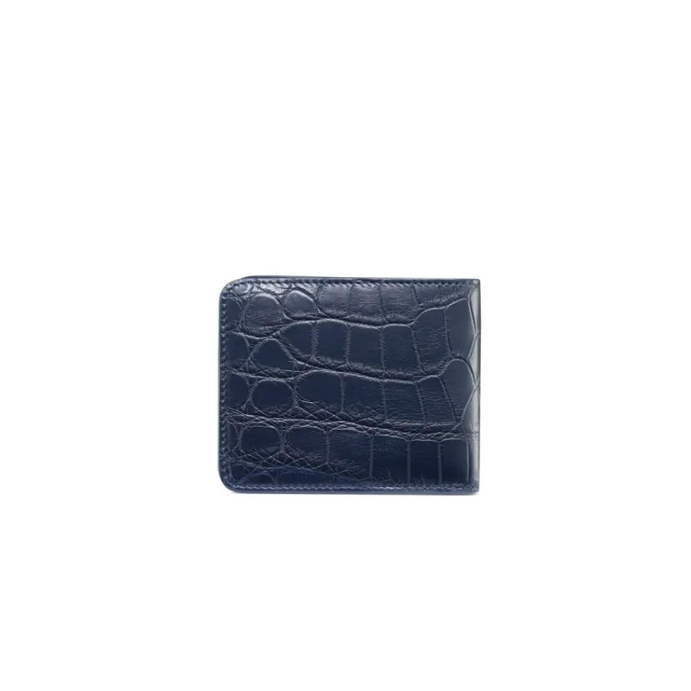 Store Handmade Crocodile And Calfskin Leather Wallet Small Leather Goods