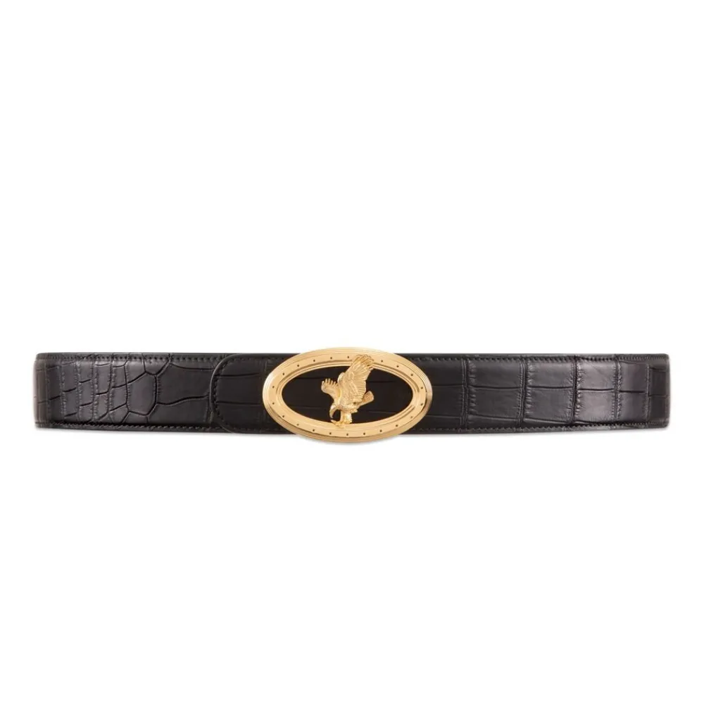 Clearance Handmade Crocodile Belt Belts
