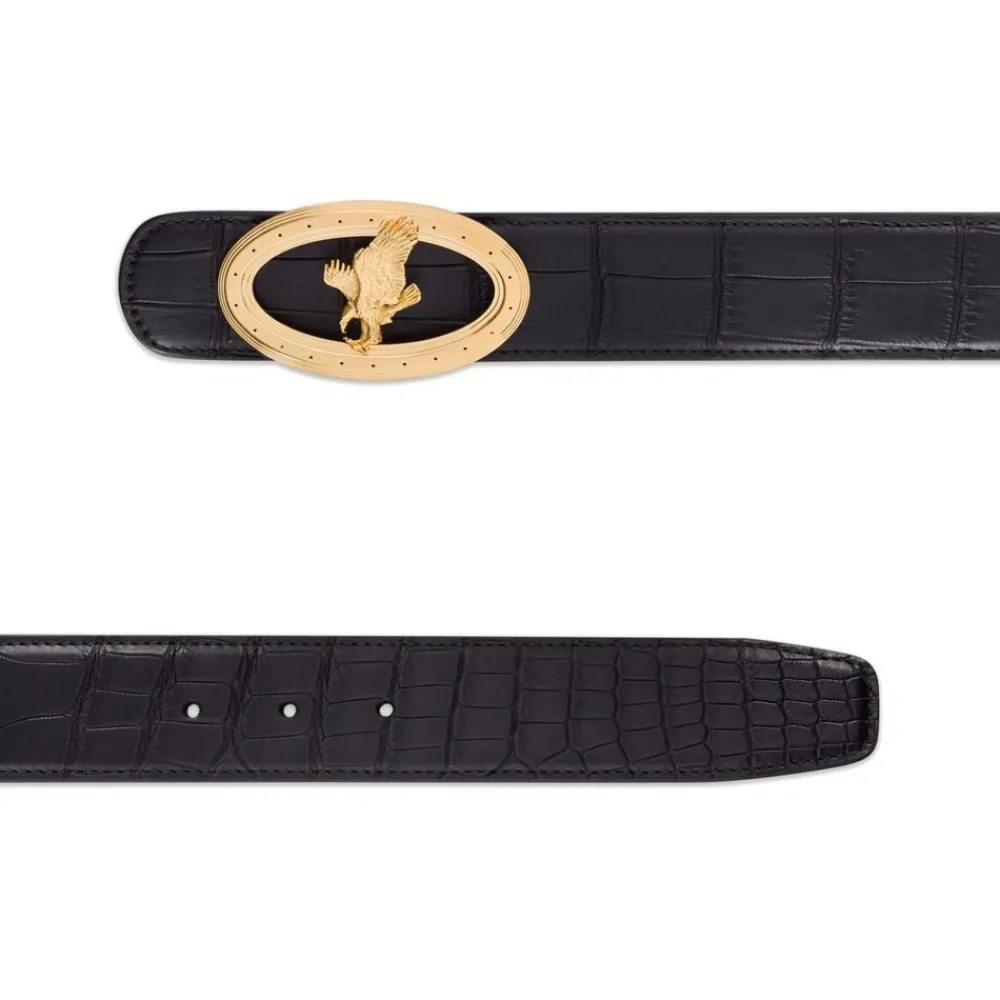 Clearance Handmade Crocodile Belt Belts