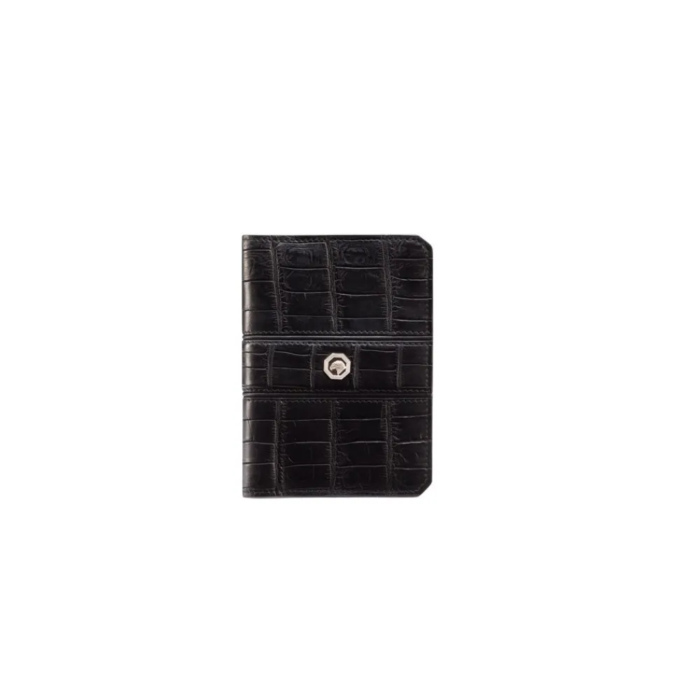 Discount Handmade Crocodile Bifold Wallet Small Leather Goods