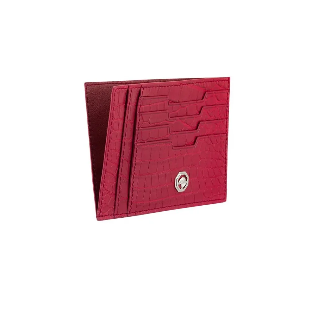 Fashion Handmade Crocodile Card Holder Small Leather Goods