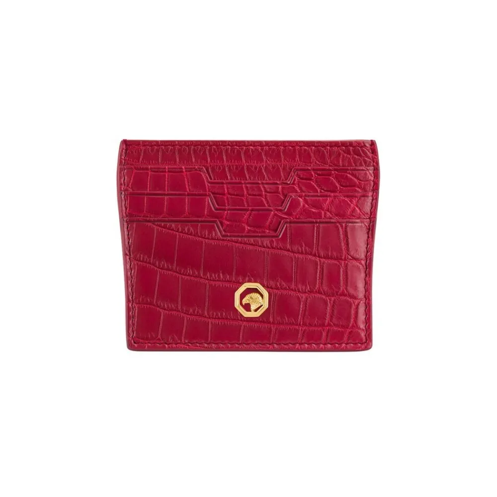 Flash Sale Handmade Crocodile Card Holder Small Leather Goods