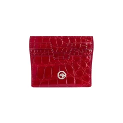 Outlet Handmade Crocodile Card Holder Small Leather Goods