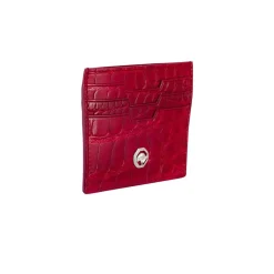 Outlet Handmade Crocodile Card Holder Small Leather Goods
