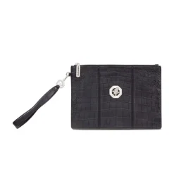 Clearance Handmade Crocodile Document Holder Bag Small Leather Goods