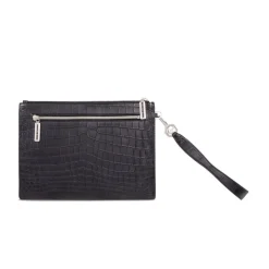 Clearance Handmade Crocodile Document Holder Bag Small Leather Goods