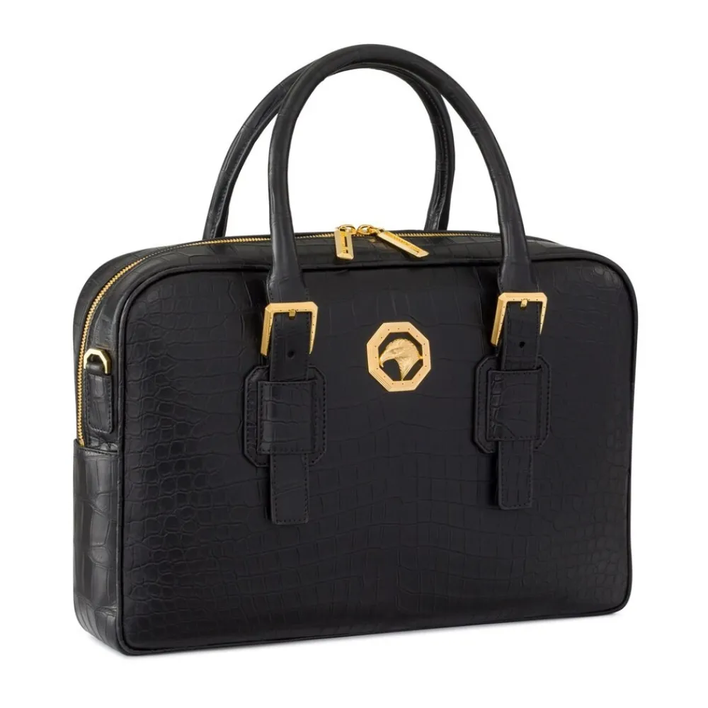 Cheap Handmade Crocodile Leather Business Bag Bags