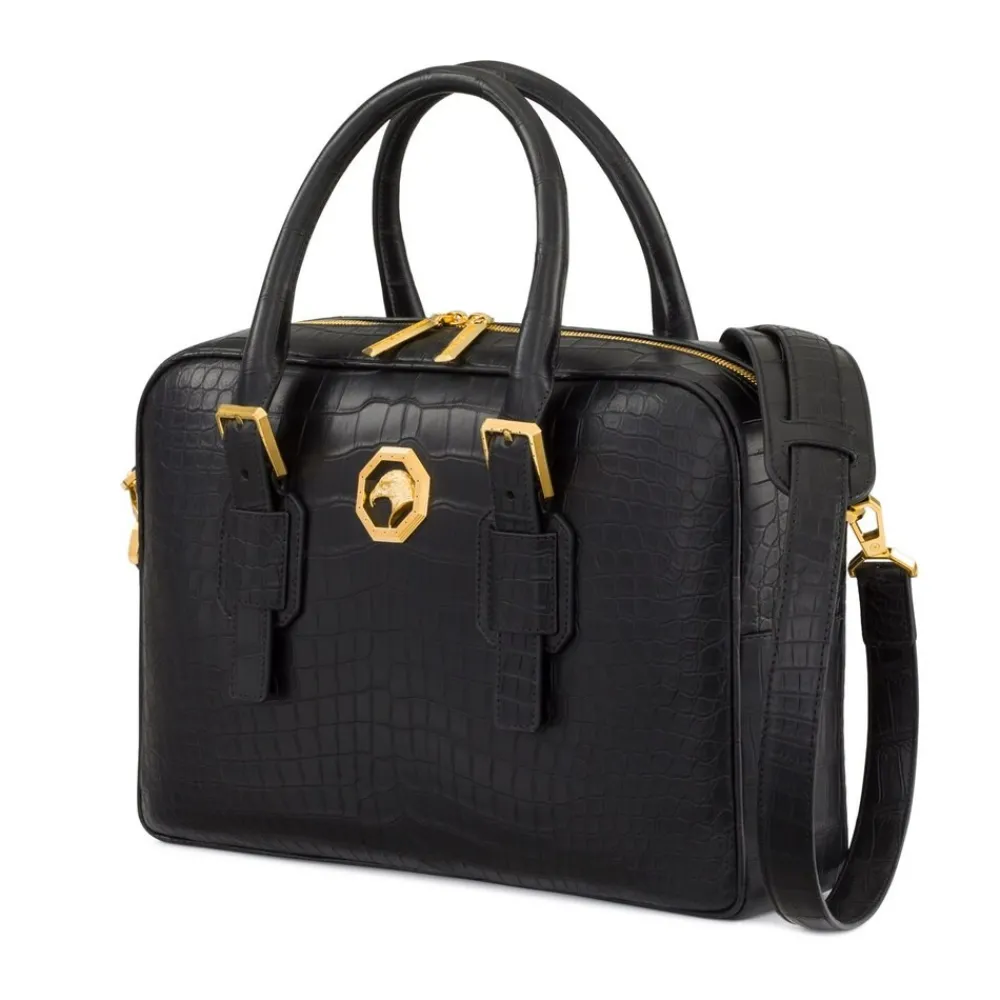 Cheap Handmade Crocodile Leather Business Bag Bags