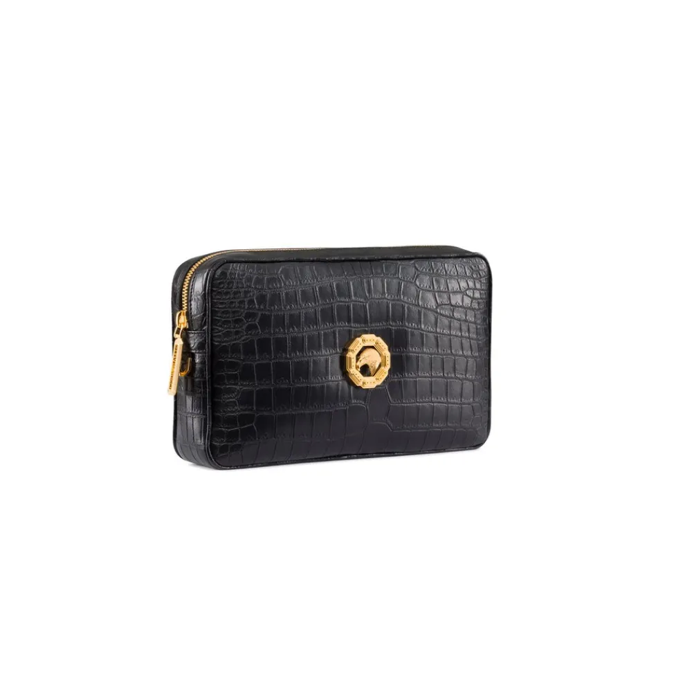 Cheap Handmade Crocodile Toiletry Bag Small Leather Goods