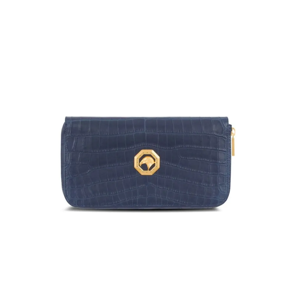 Store Handmade Crocodile Travel Wallet Small Leather Goods