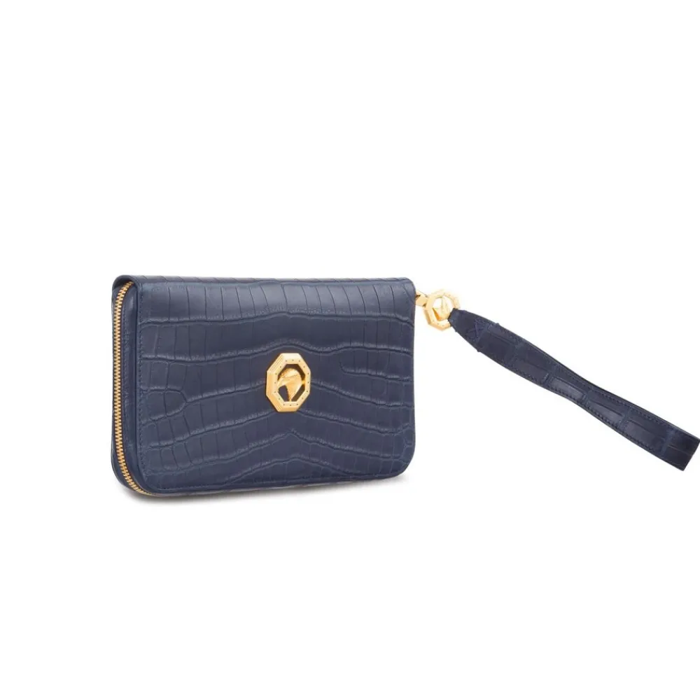 Store Handmade Crocodile Travel Wallet Small Leather Goods