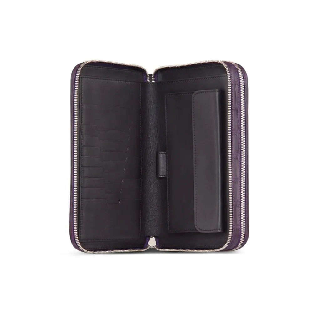Cheap Handmade Crocodile Travel Wallet Small Leather Goods
