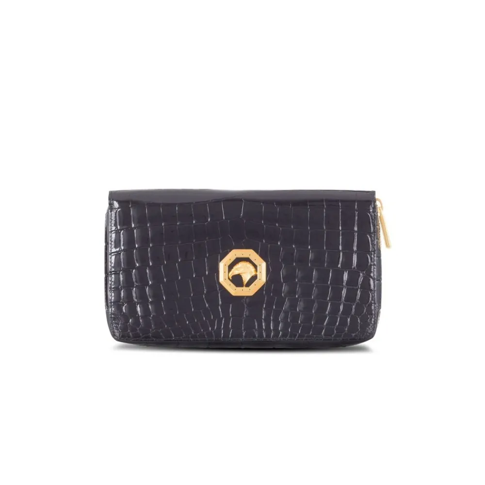 Discount Handmade Crocodile Wallet Small Leather Goods