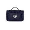 Discount Handmade Diamante Crocodile And Calfskin Leather Large Zip Around Wallet Small Leather Goods