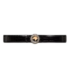 Clearance Handmade Diamante Crocodile Belt Belts