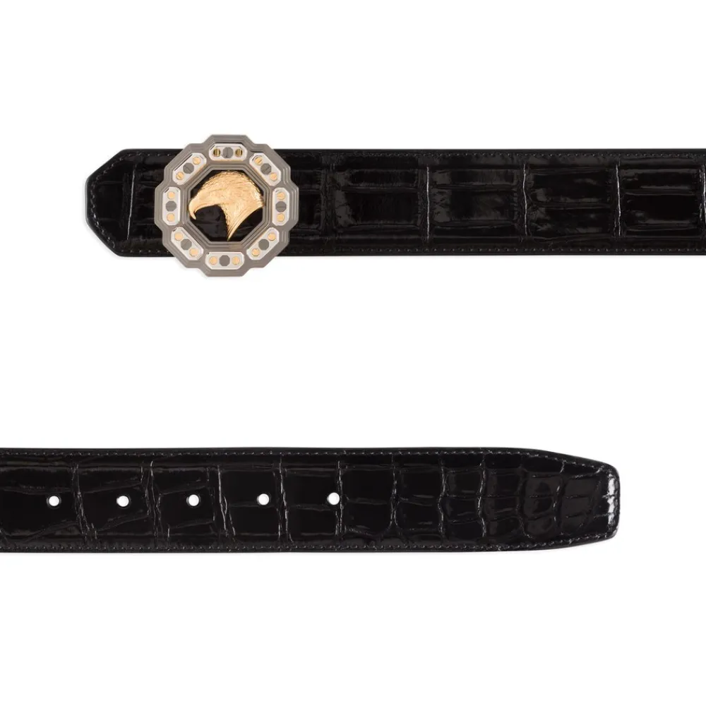 Clearance Handmade Diamante Crocodile Belt Belts