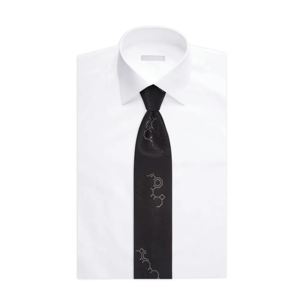 Online Handmade Luxury Silk Tie With Swarovski Details Formal Accessories