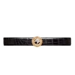 Hot Handmade Matted Crocodile Belt Belts