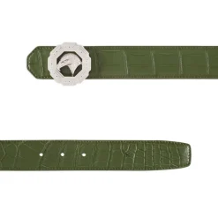 Best Handmade Matted Crocodile Leather Belt Belts