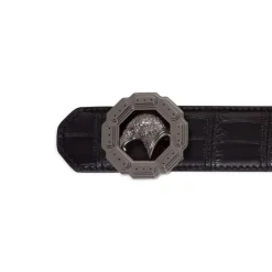 Hot Handmade Matted Crocodile Leather Belt Belts