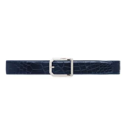 Clearance Handmade Matted Crocodile Leather Belt Belts