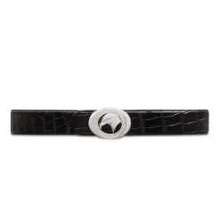 Hot Handmade Matted Crocodile Leather Belt Belts