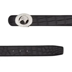 Hot Handmade Matted Crocodile Leather Belt Belts