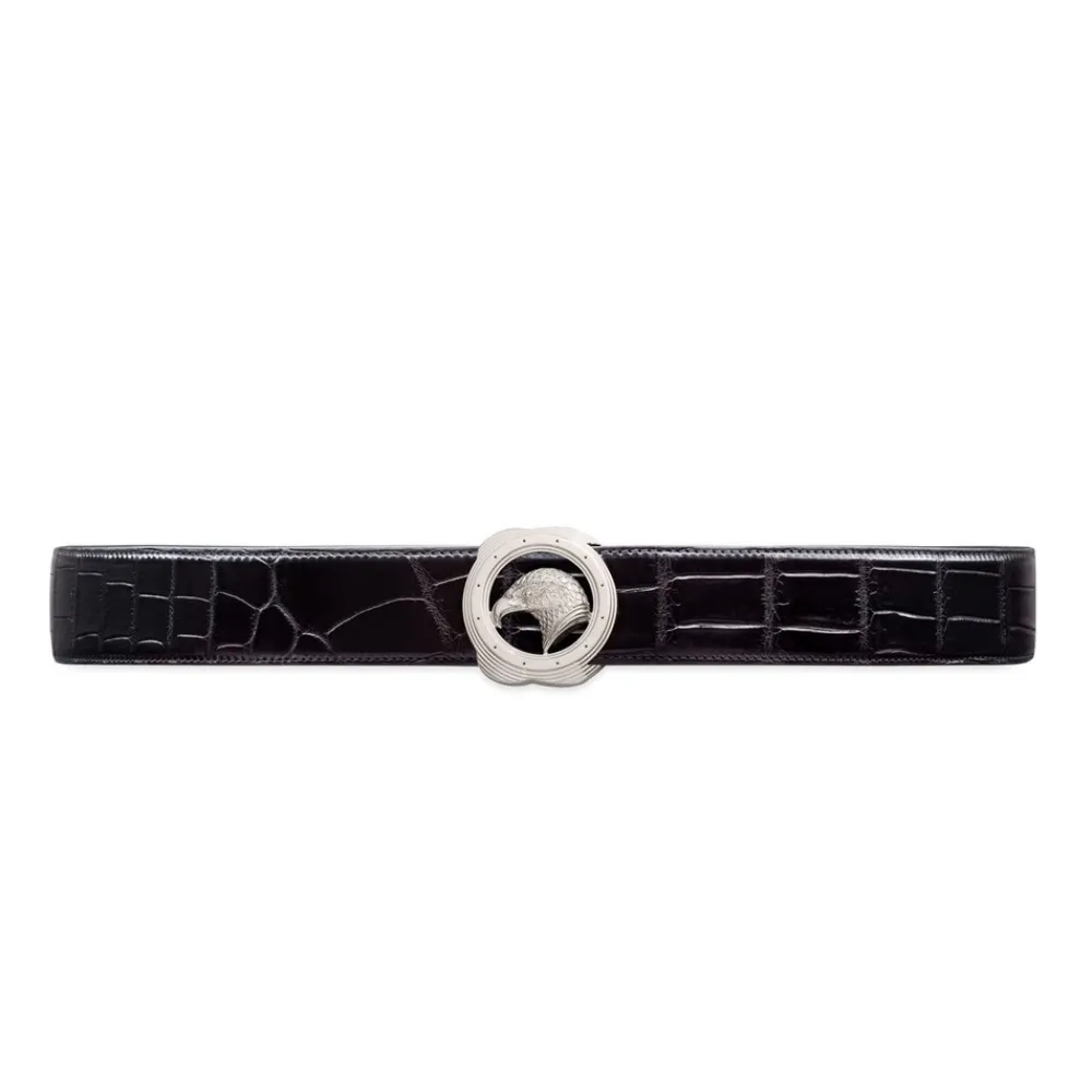 Best Handmade Matted Crocodile Leather Belt Belts
