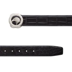 Best Handmade Matted Crocodile Leather Belt Belts