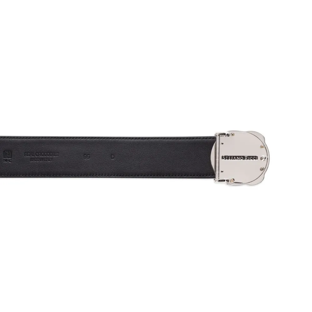 Best Handmade Matted Crocodile Leather Belt Belts