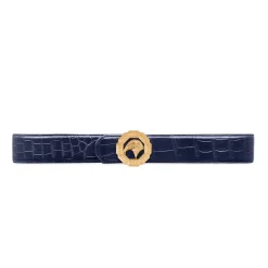Cheap Handmade Matted Crocodile Leather Belt Belts