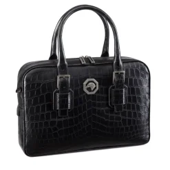 Discount Handmade Matted Crocodile Business Bag Bags