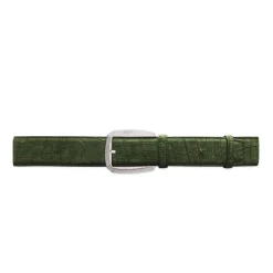 Discount Handmade Nubuck Crocodile Leather Belt Belts