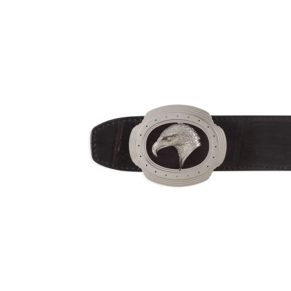 Best Handmade Nubuck Crocodile Leather Belt Belts