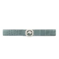 Shop Handmade Nubuck Crocodile Leather Belt Belts