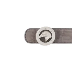 Store Handmade Nubuck Crocodile Leather Belt Belts