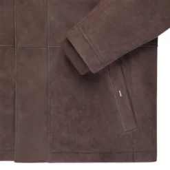 Cheap Hooded Coat With Fox Fur Trim Mens Outerwear