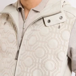 Fashion Hooded Down And Shearling Blouson Mens Outerwear