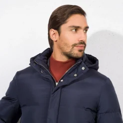 Clearance Hooded Down Coat Mens Outerwear