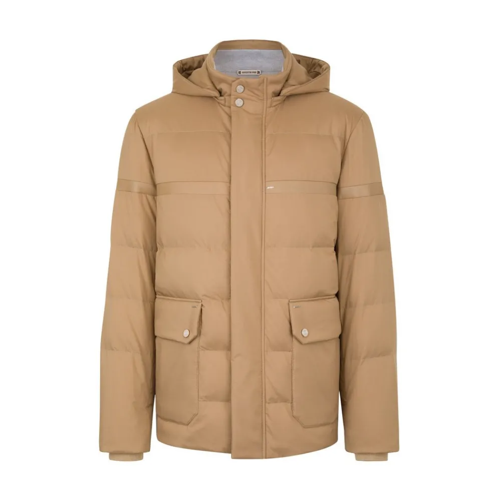 Hot Hooded Down Jacket Mens Outerwear