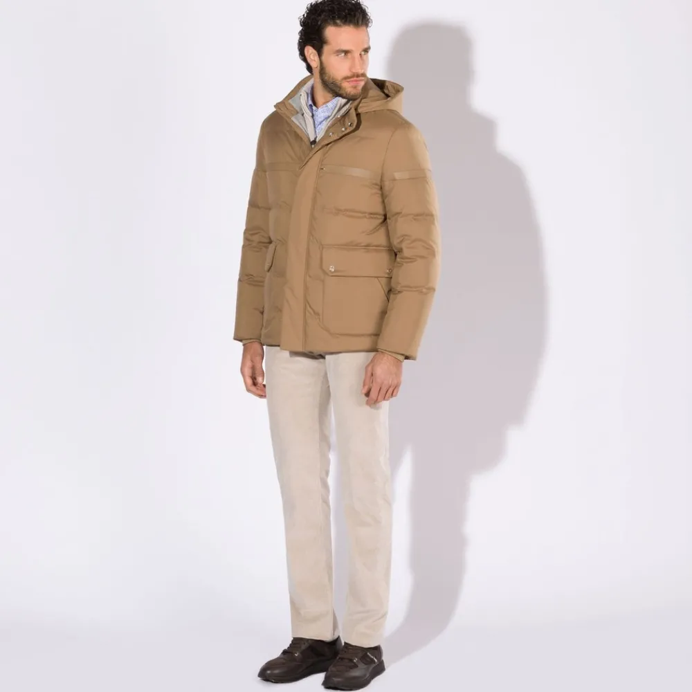 Hot Hooded Down Jacket Mens Outerwear