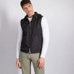 Cheap Hooded Gilet Mens Outerwear