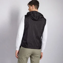 Cheap Hooded Gilet Mens Outerwear