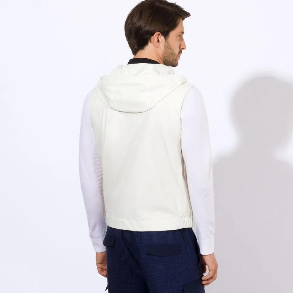 Sale Hooded Gilet Mens Luxury Tech