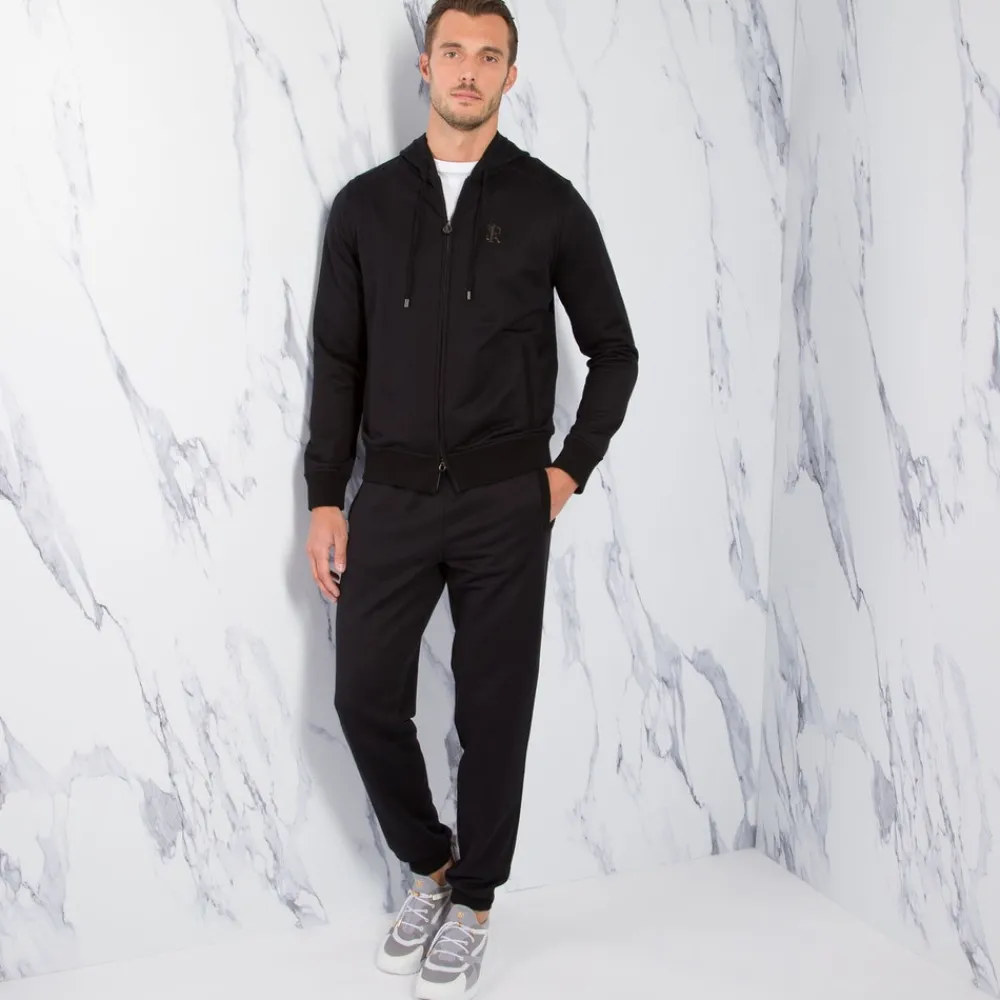 Shop Hooded Jogging Suit Blouson Mens Jogging Suits