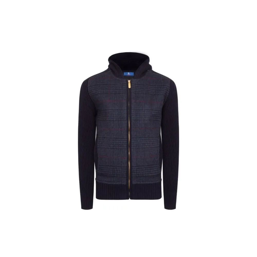 Online Hooded Knit Blouson Junior Outerwear