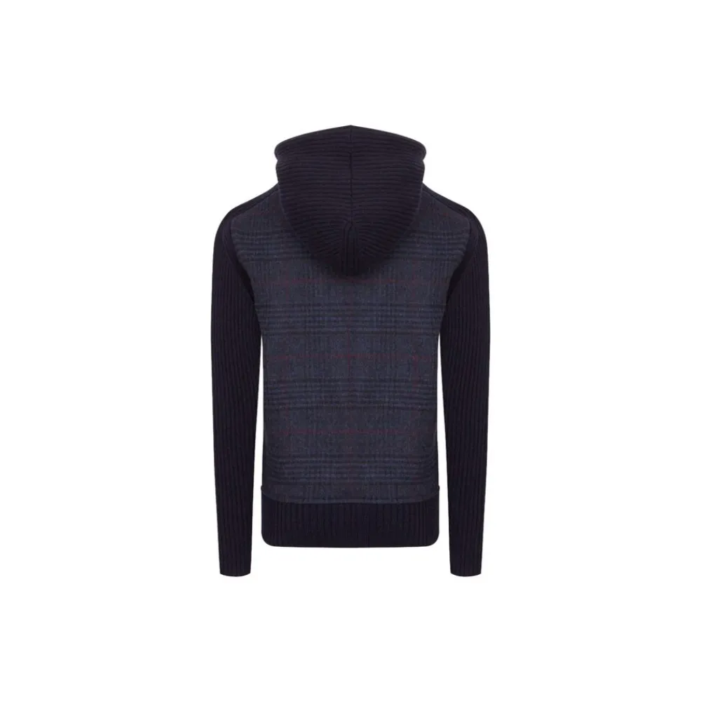 Online Hooded Knit Blouson Junior Outerwear